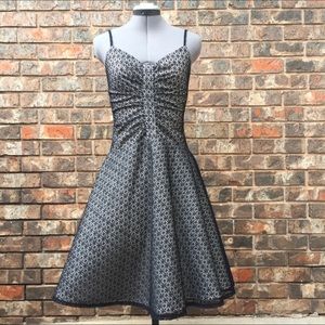 De Laru black and white cocktail dress, size 5/6
